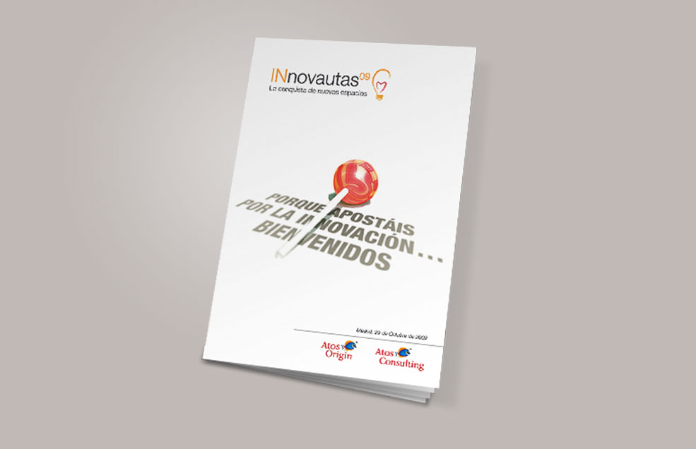 Diseño global de Imagen de Evento Innovautas'09 - Atos Origin / Atos Consulting