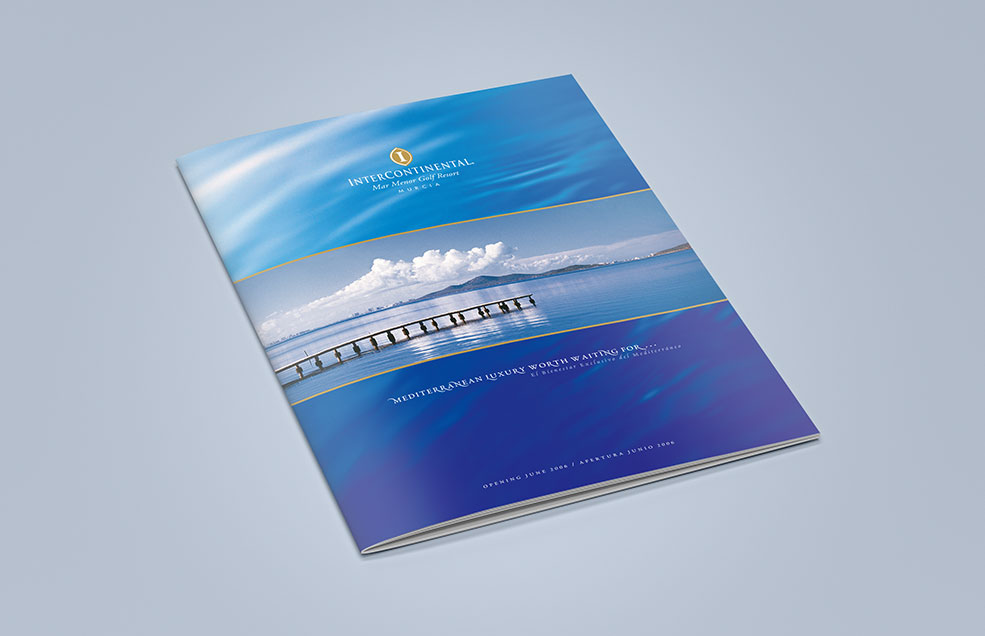 Diseño y Artes Finales Folleto de prestigio Hotel Intercontinental Mar Menor - Murcia (España)