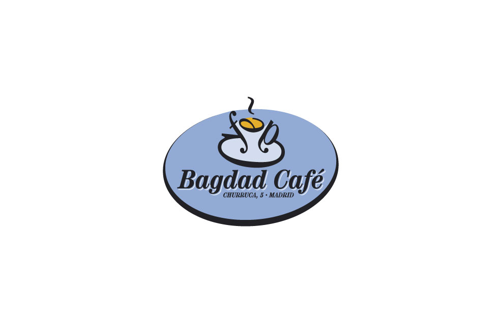 Logotipo BAGDAD CAFÉ (Madrid 1998)