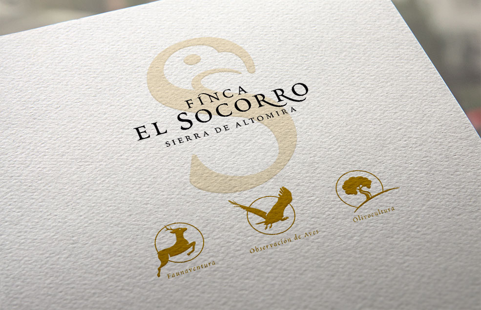 Identidad Visual de Finca El Socorro - Sierra de Altomira (Guadalajara)