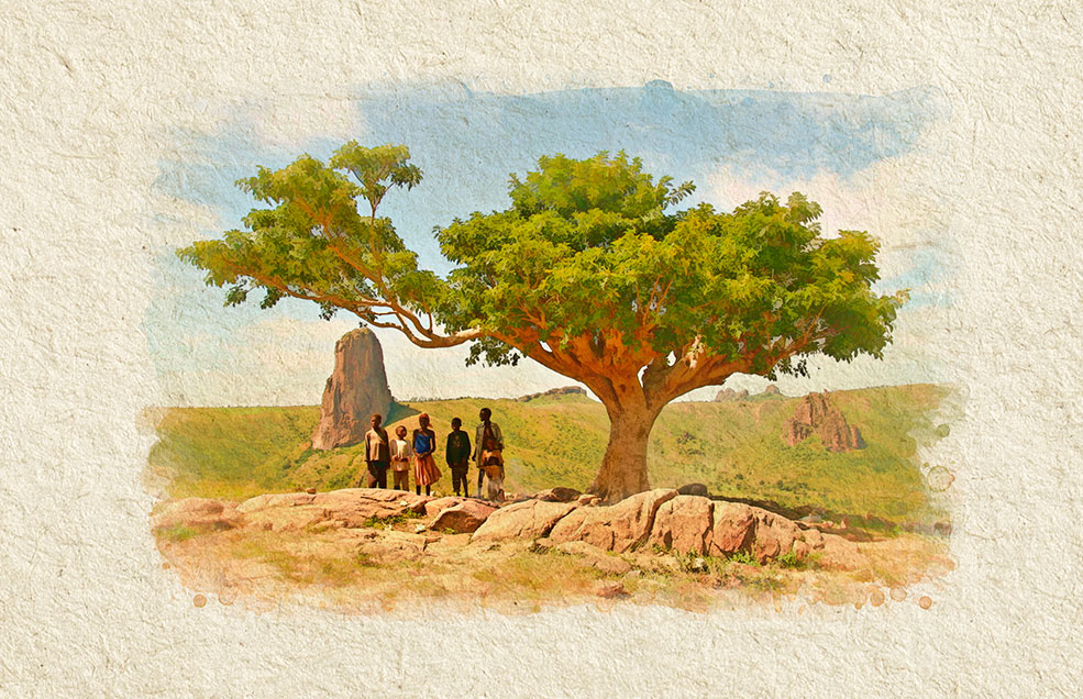 Infografías para catálogo de viajes África - Fulani Travel