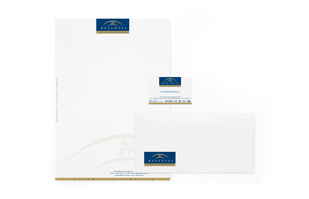 Identidad Visual de RESTOTEL - Suministro Industria Hostelera