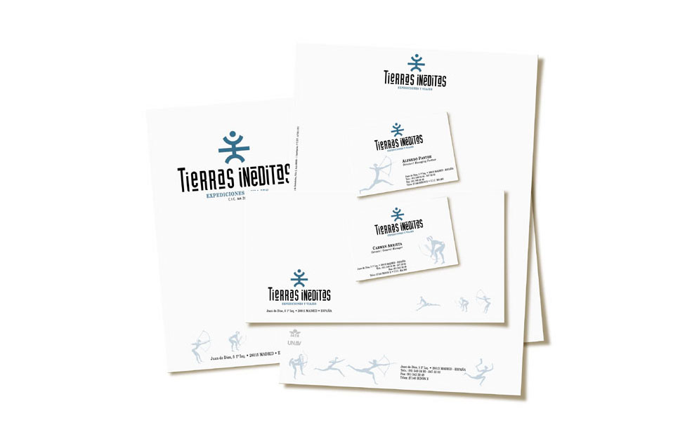 Identidad Visual de TIERRAS INÉDITAS Expediciones y Viajes - Agencia de Viajes