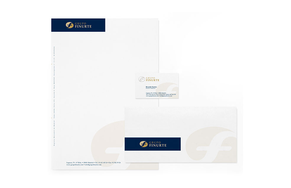 Identidad Visual de Grupo FINURTE - Grupo de empresas de los sectores financiero e inmobiliario