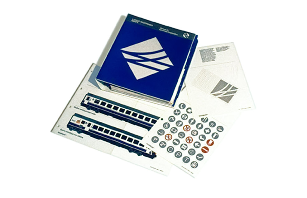Imagen Corporativa UNE Largo Recorrido RENFE (1994) - Diseño y realización de Manual de Identidad
