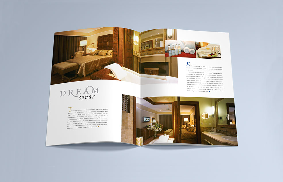 Diseño y Artes Finales Folleto de prestigio Hotel Intercontinental Mar Menor - Murcia (España)