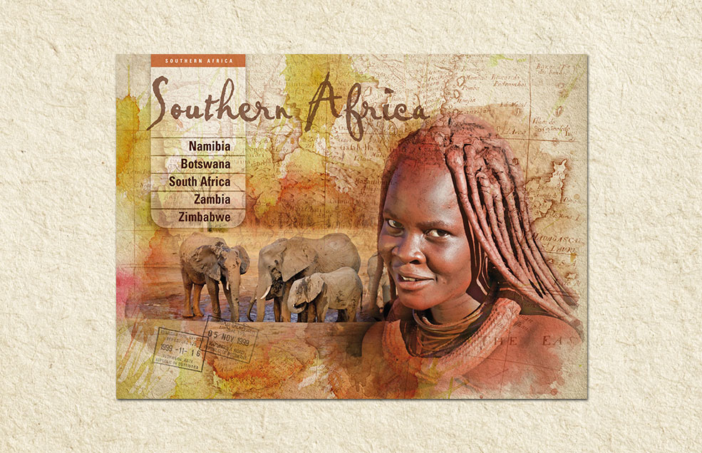 Infografías para catálogo de viajes África - Fulani Travel