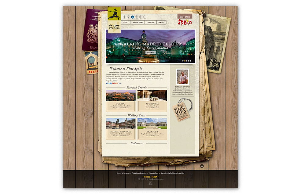 Diseño Sitio Web Viajes IVEREM