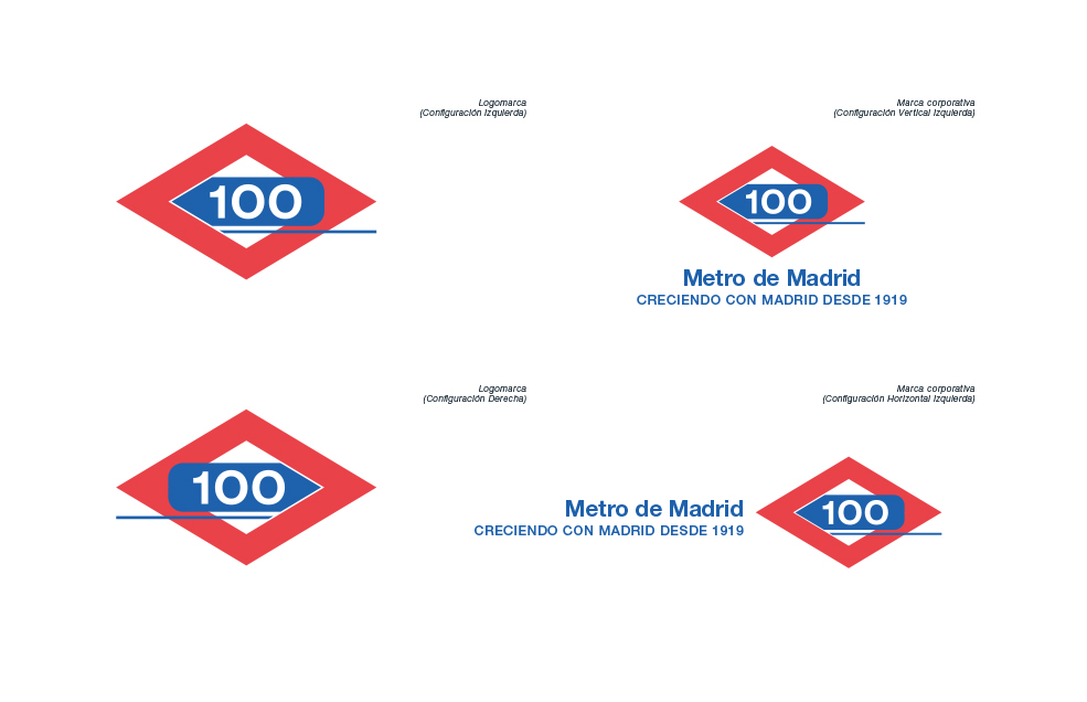 Finalista Concurso Logotipo 100 Años Metro de Madrid