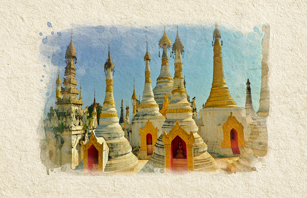 Infografías para catálogo de viajes Asia - Fulani Travel